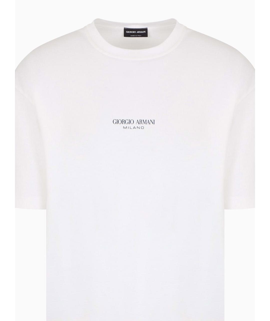 GIORGIO ARMANI Белая футболка, фото 2