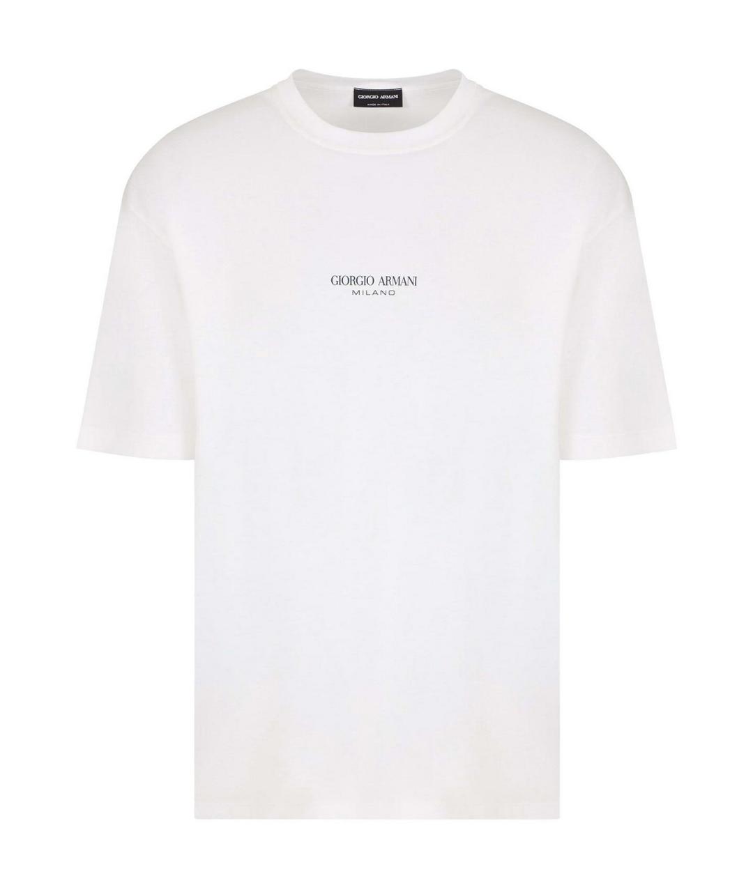 GIORGIO ARMANI Белая футболка, фото 1