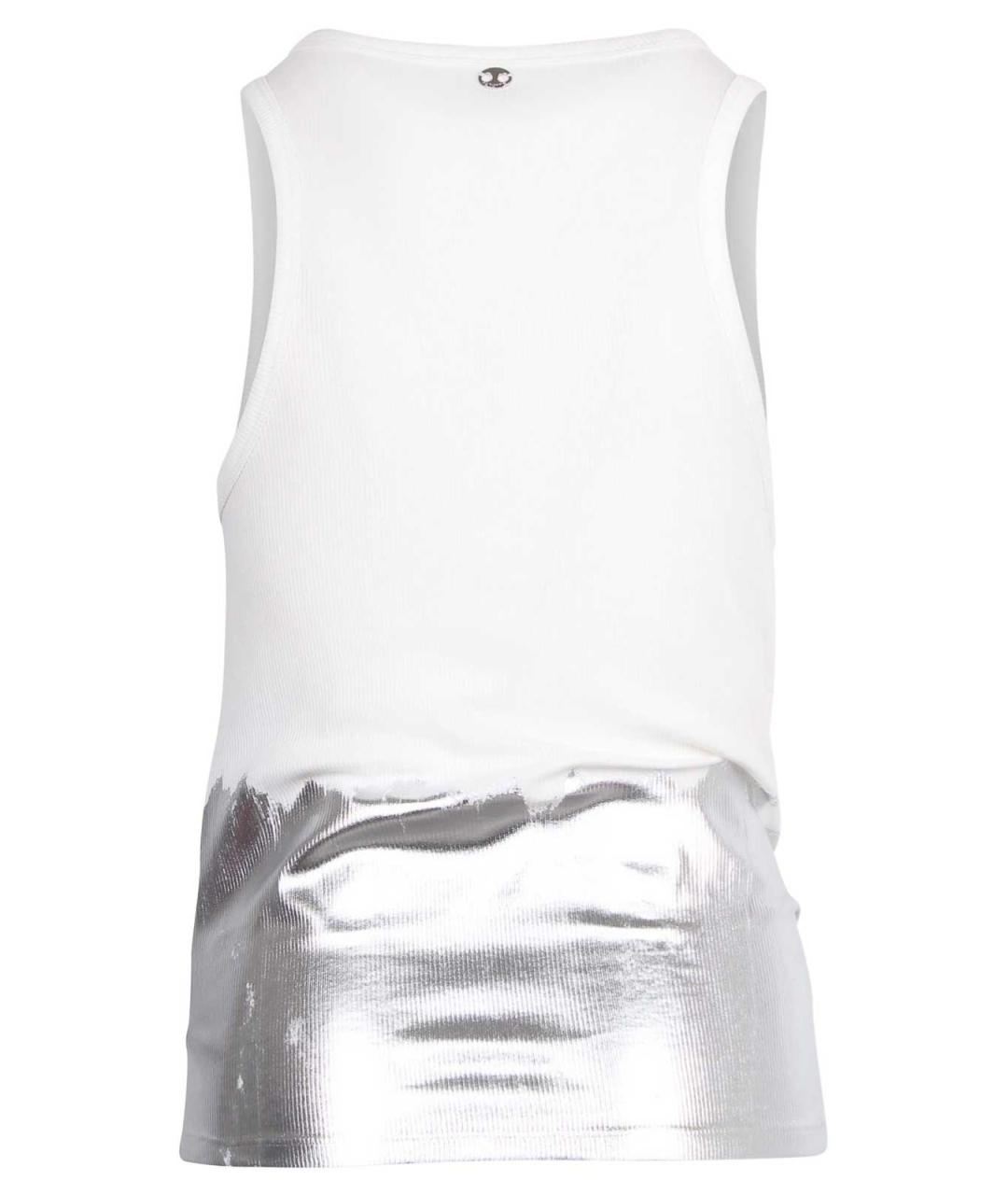 PACO RABANNE Белая хлопковая майка, фото 2