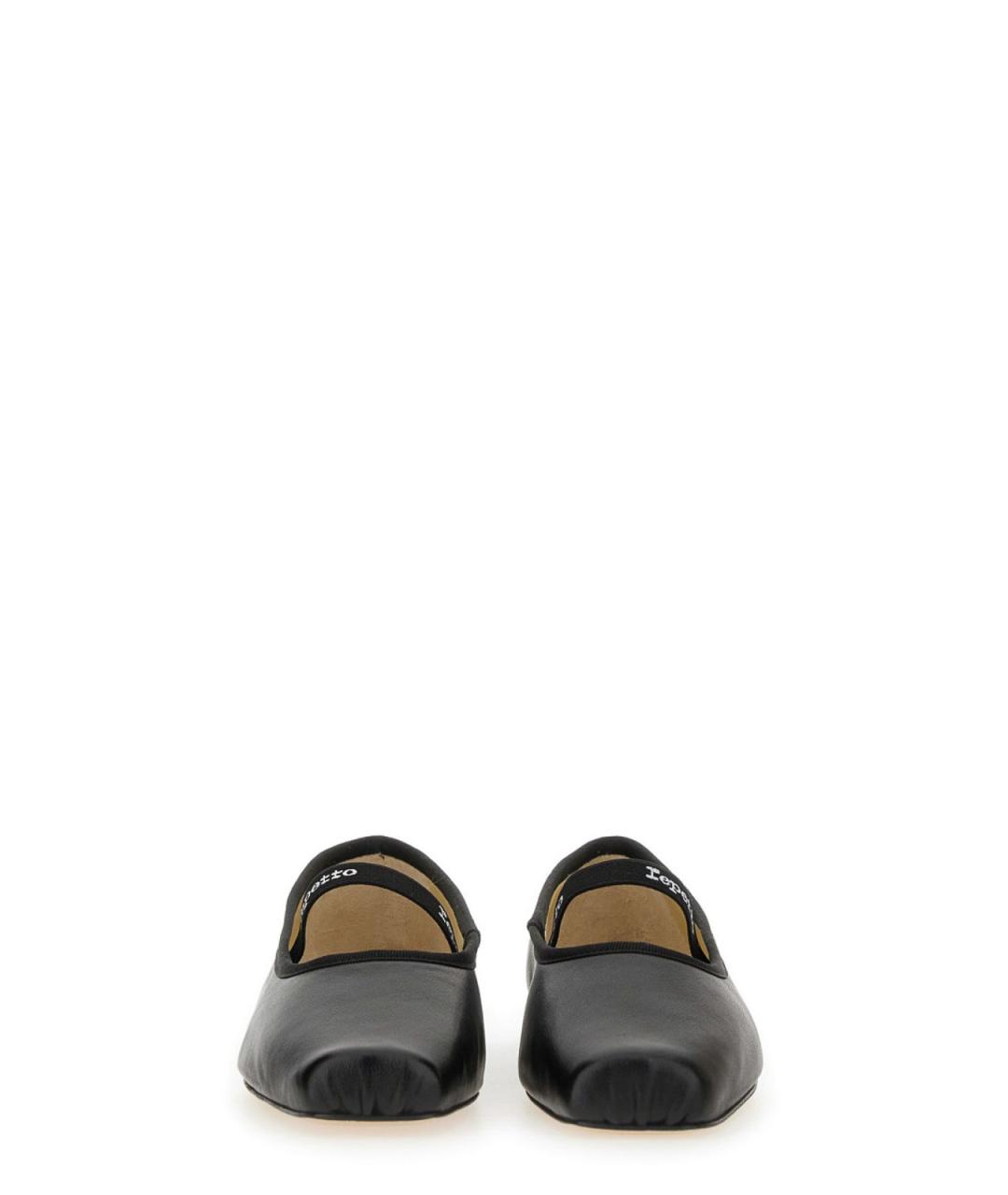 REPETTO Черные кожаные балетки, фото 4
