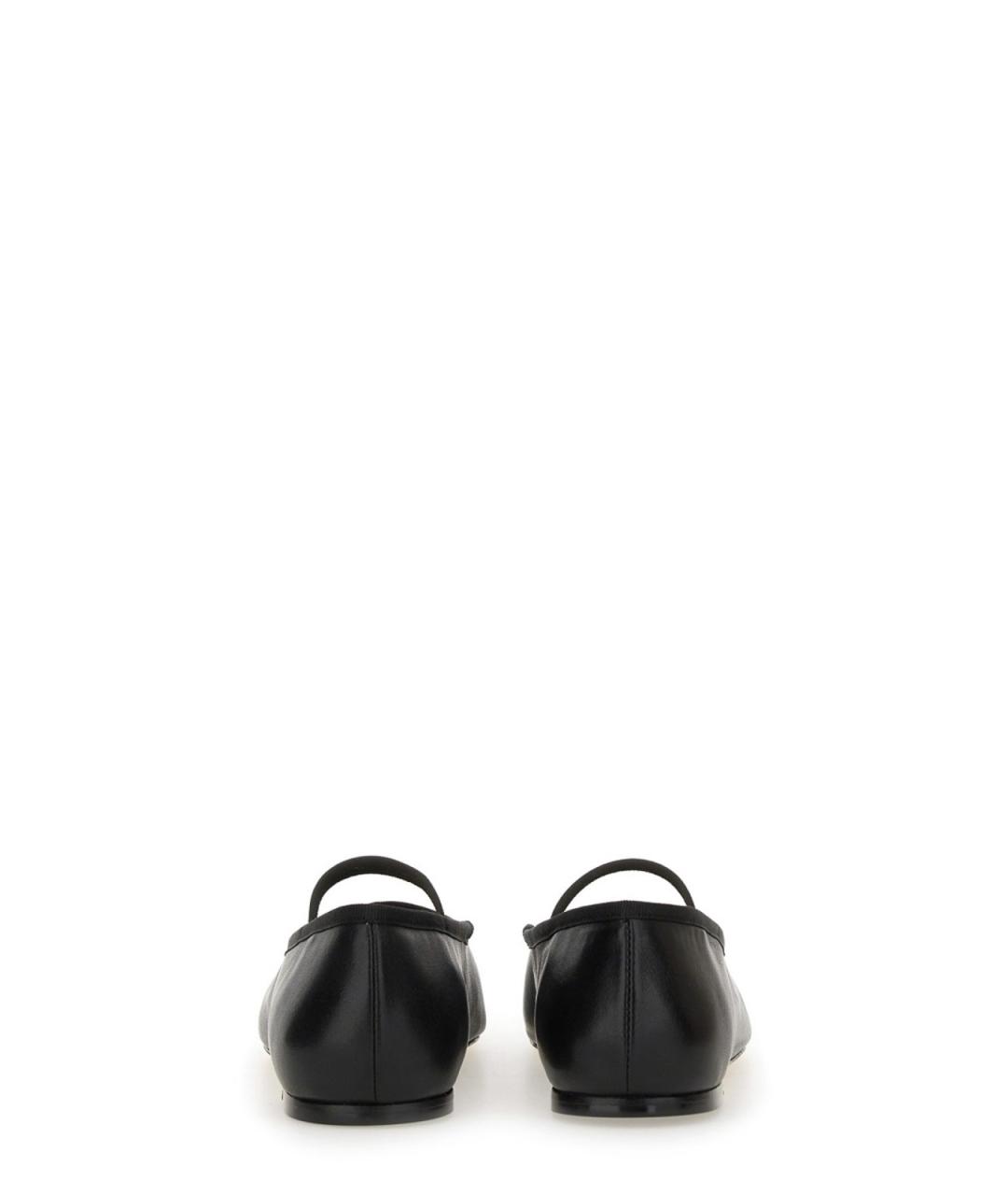REPETTO Черные кожаные балетки, фото 5