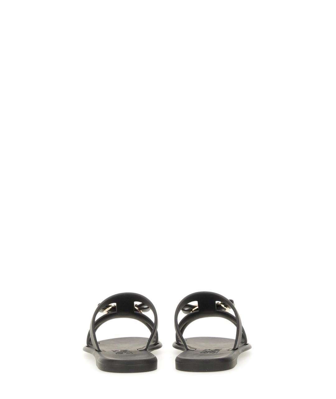 FERRAGAMO Черные сандалии, фото 3