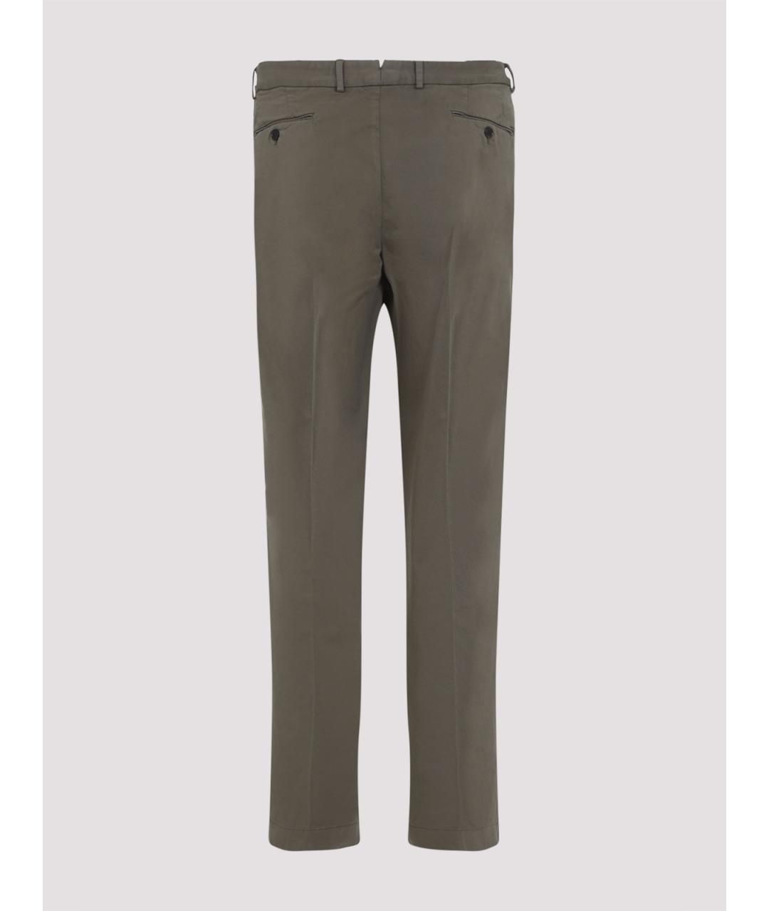 RALPH LAUREN Фиолетовые хлопковые повседневные брюки, фото 2