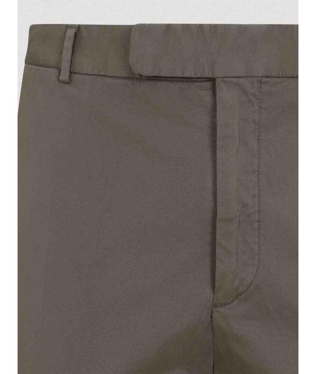 RALPH LAUREN Фиолетовые хлопковые повседневные брюки, фото 3