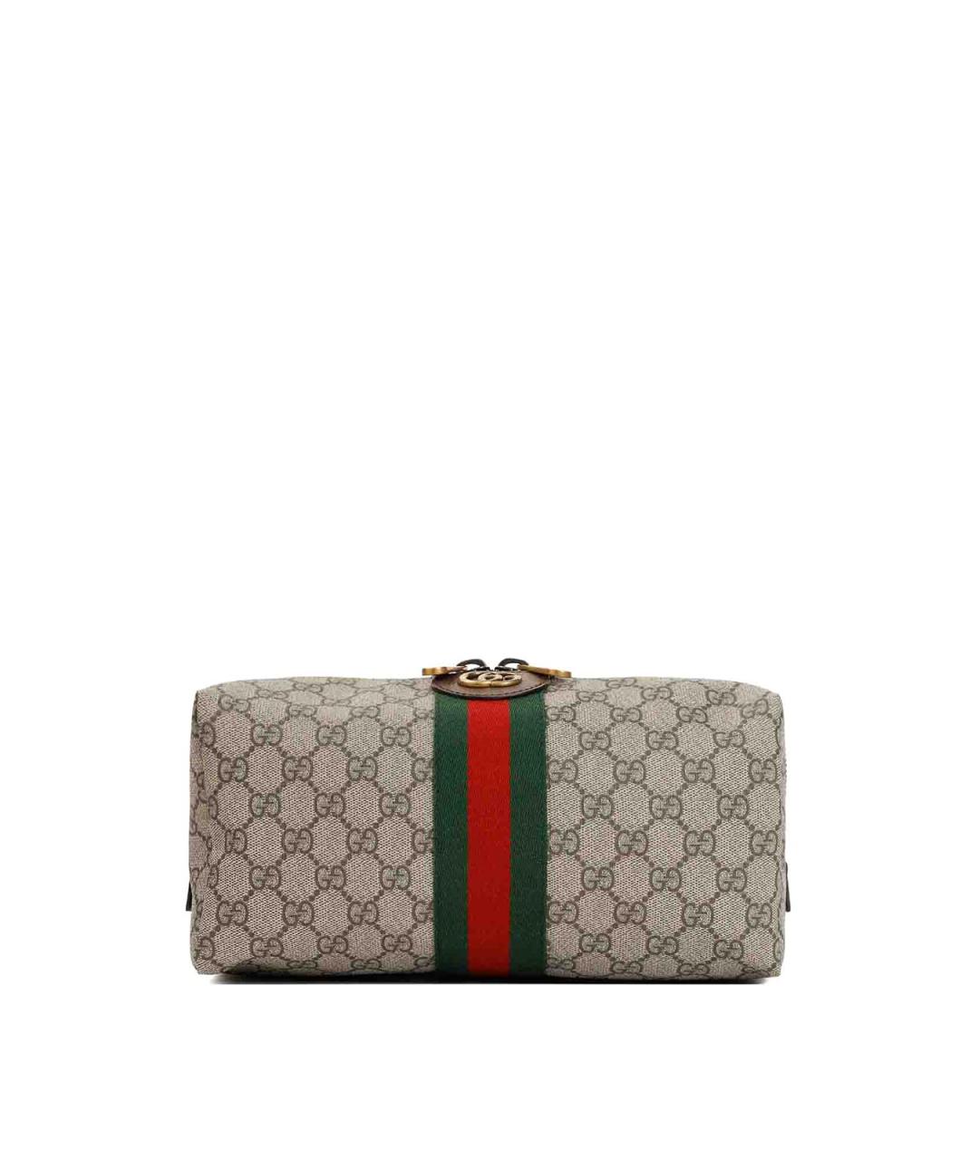 GUCCI Бежевая барсетка, фото 1