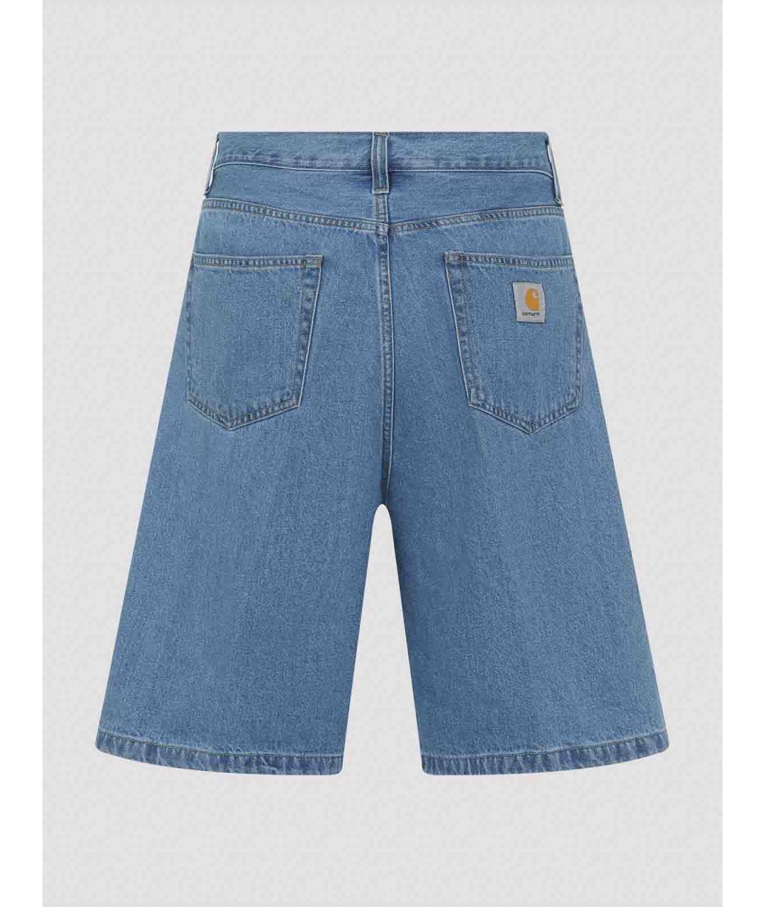 CARHARTT Синие хлопковые шорты, фото 2