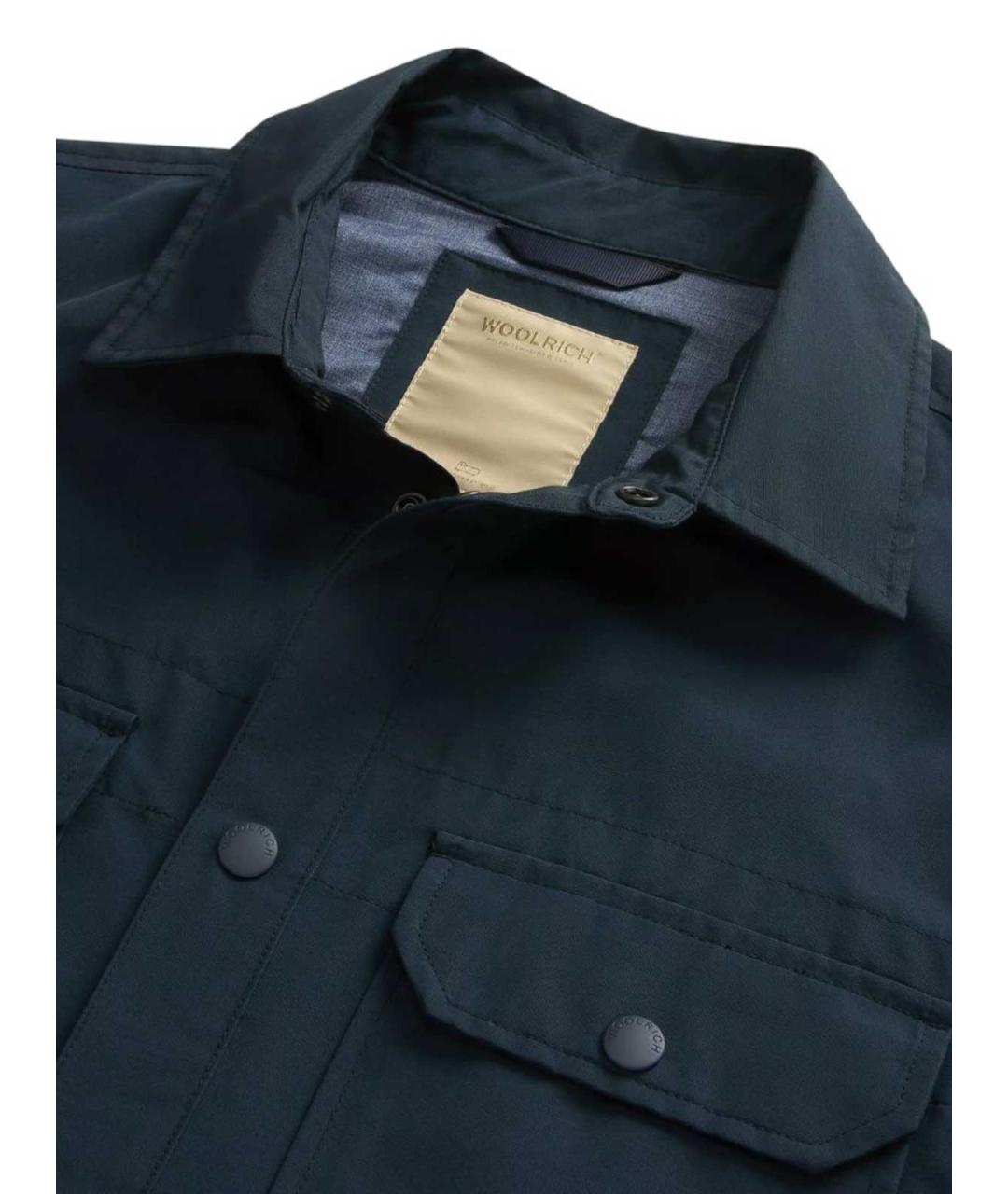 WOOLRICH Синяя хлопковая куртка, фото 2