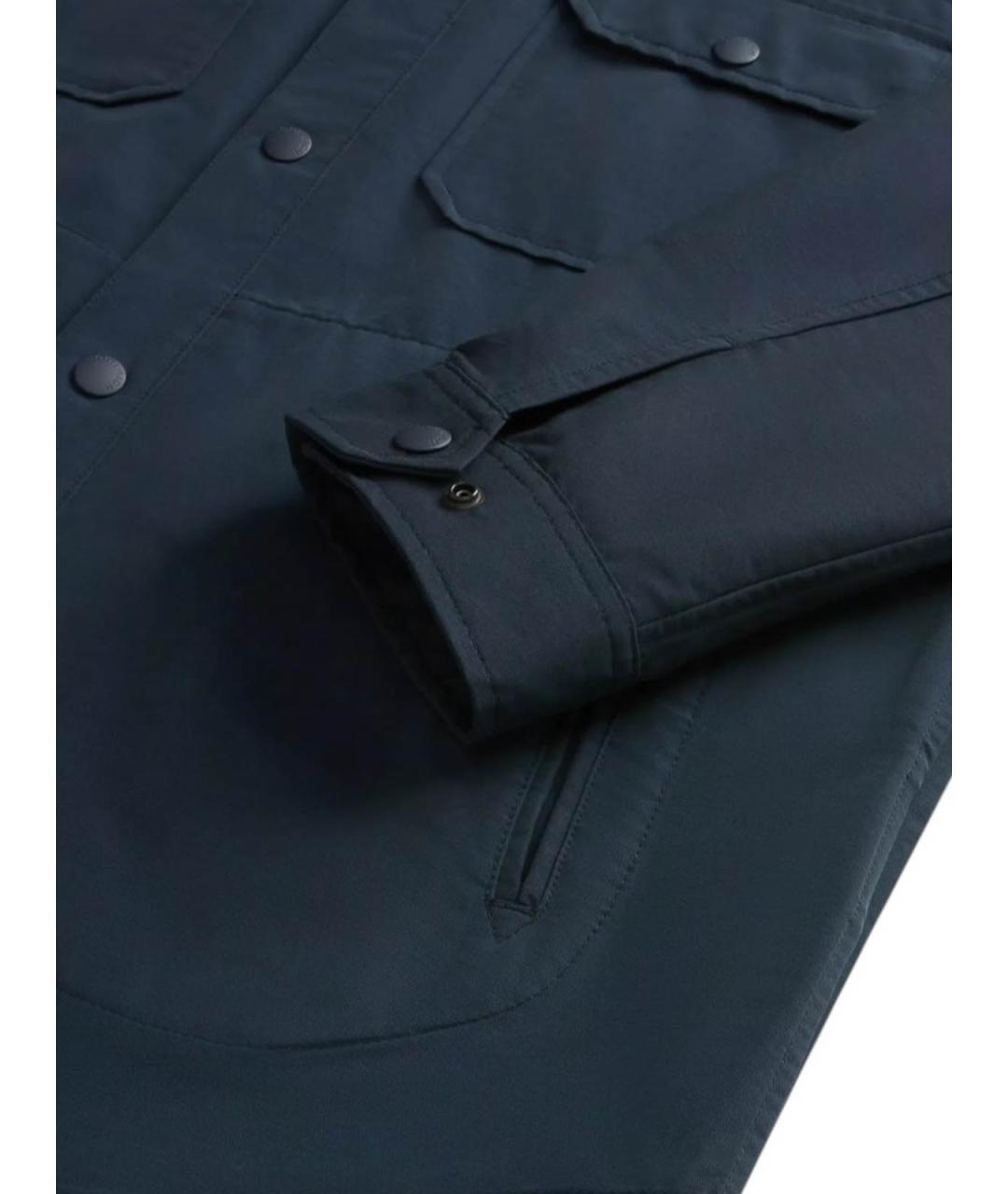 WOOLRICH Синяя хлопковая куртка, фото 5
