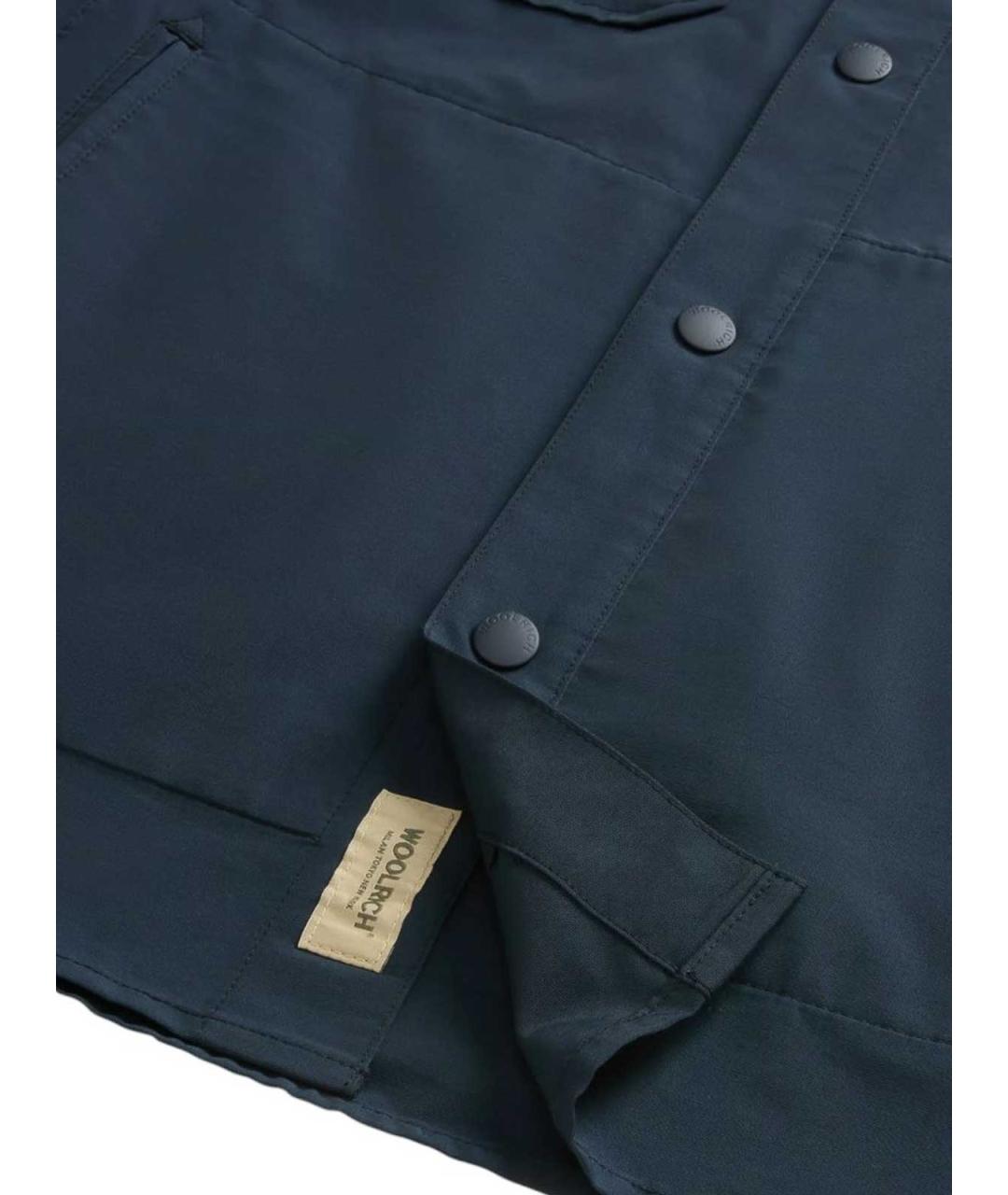 WOOLRICH Синяя хлопковая куртка, фото 6