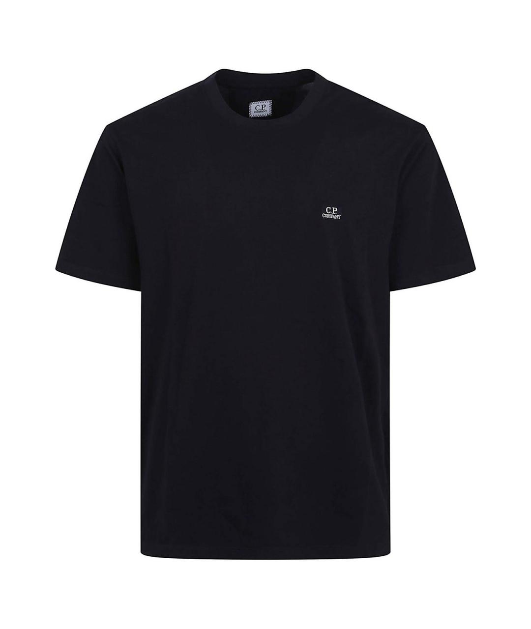 CP COMPANY Синяя хлопковая футболка, фото 1