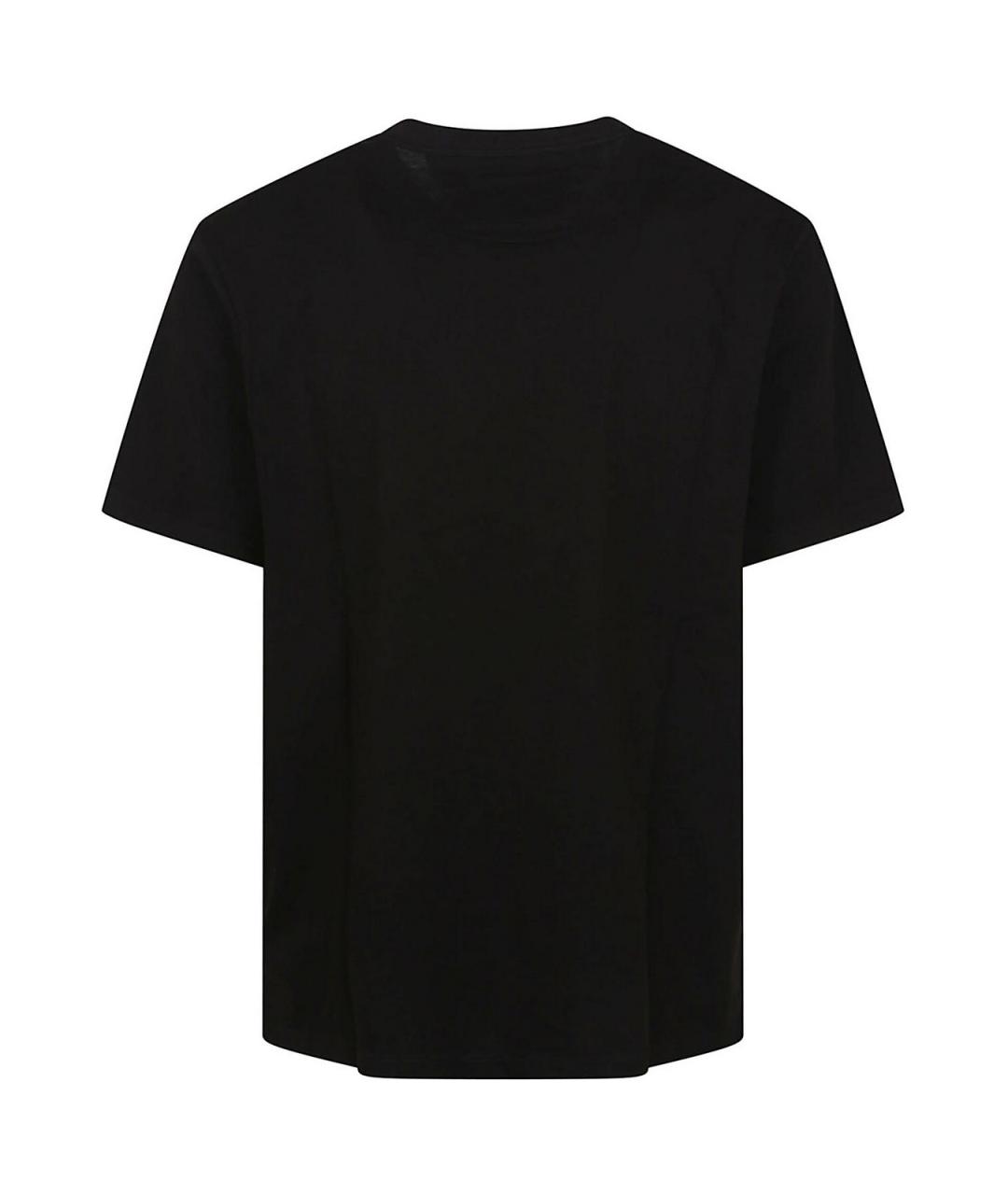 CP COMPANY Черная хлопковая футболка, фото 2