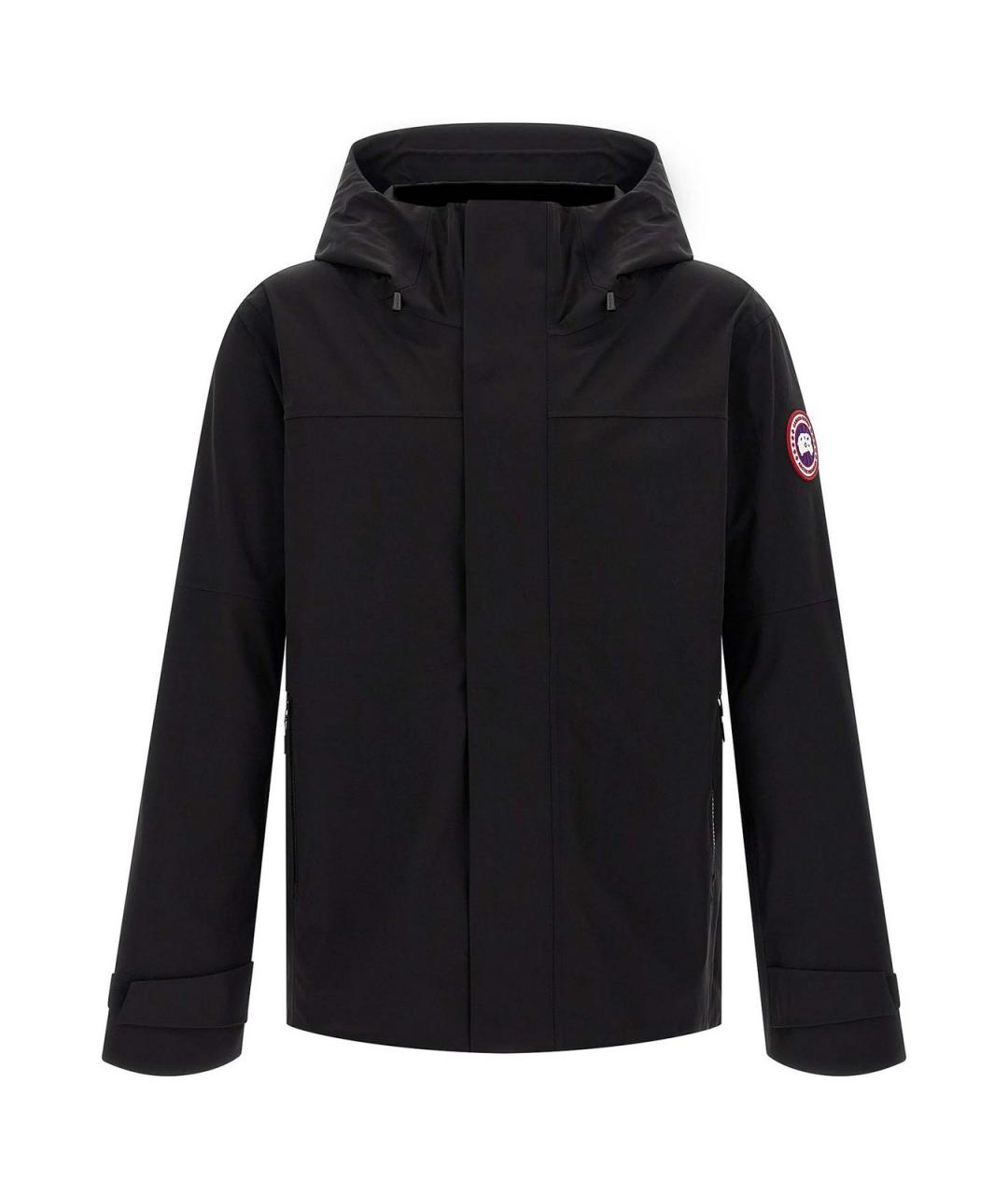 CANADA GOOSE Черная полиамидовая куртка, фото 1