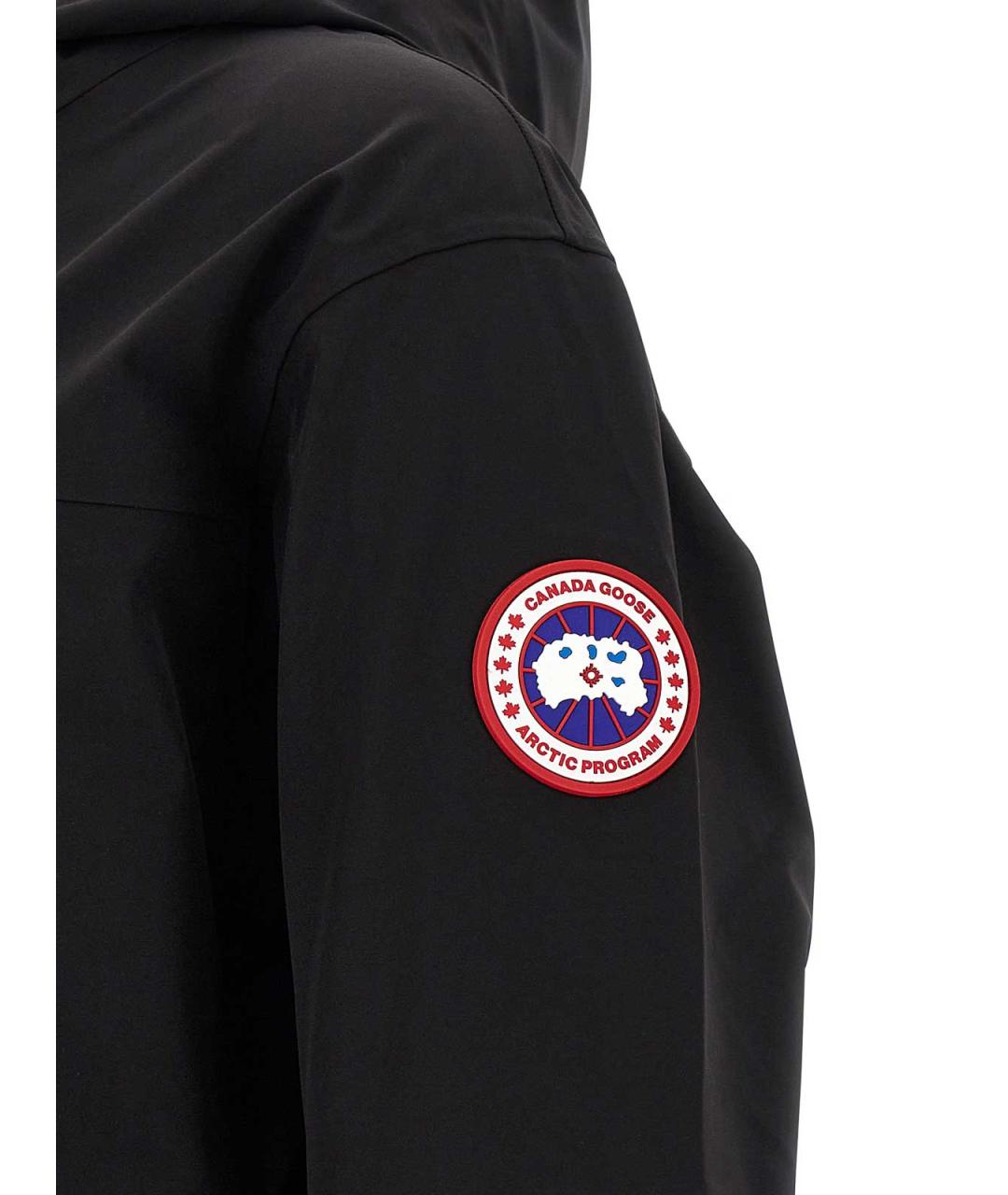 CANADA GOOSE Черная полиамидовая куртка, фото 4