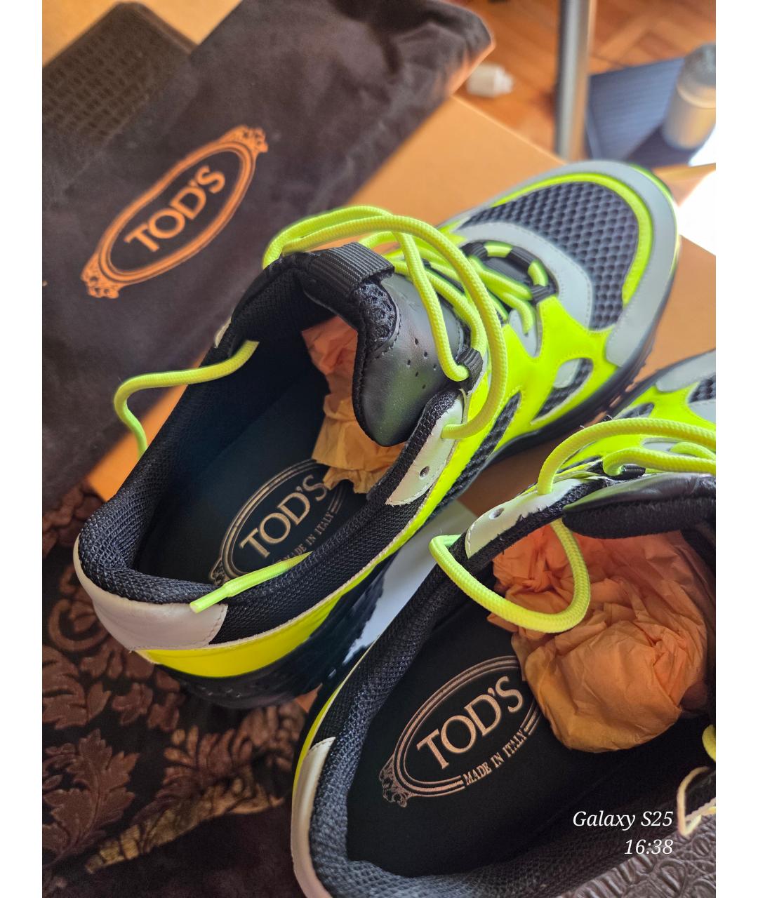 TOD'S Мульти низкие кроссовки / кеды, фото 3