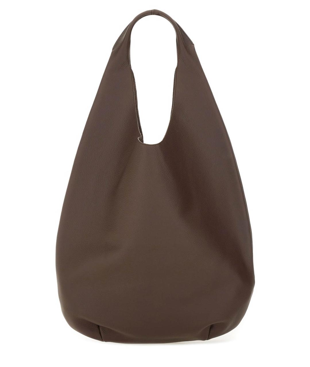 A.P.C. Коричневая кожаная сумка тоут, фото 3