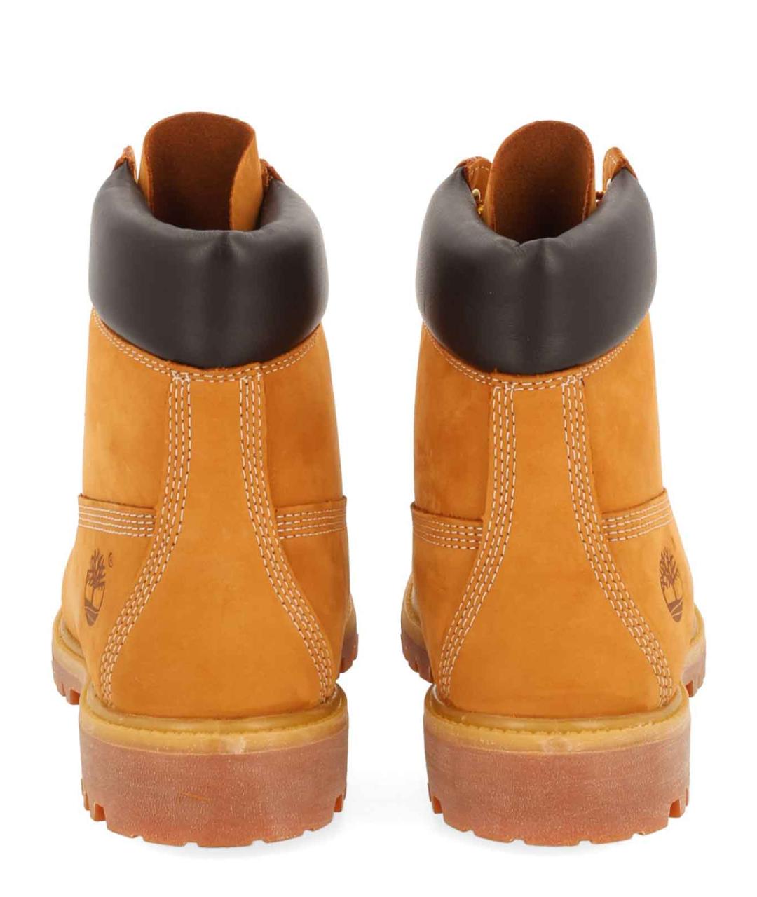 TIMBERLAND Желтые кожаные высокие ботинки, фото 3
