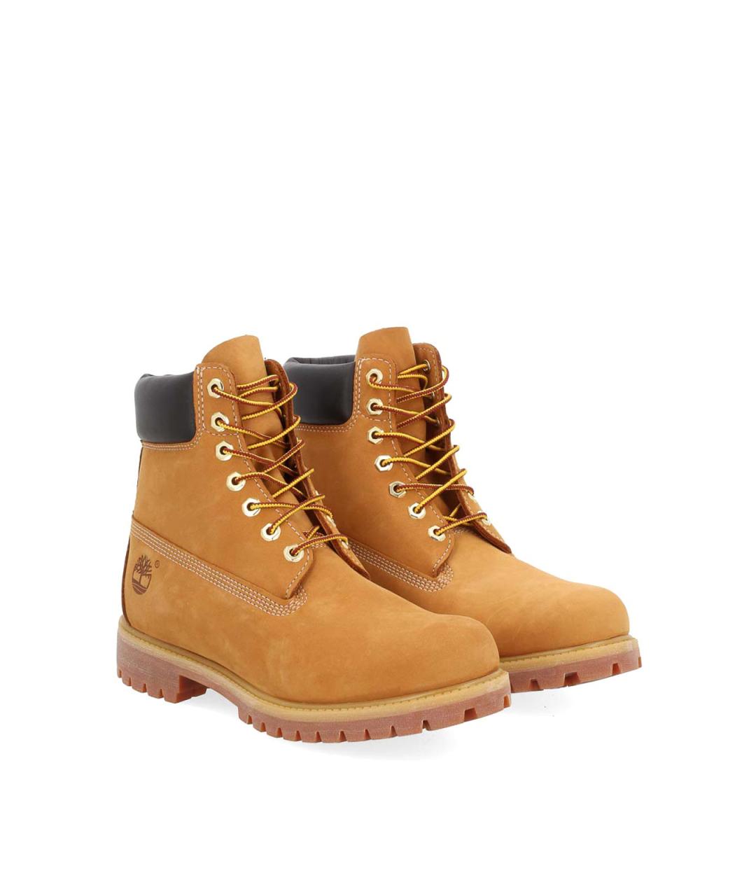 TIMBERLAND Желтые кожаные высокие ботинки, фото 2