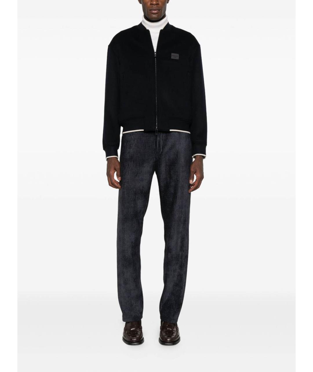 EMPORIO ARMANI Синяя кашемировая куртка, фото 3
