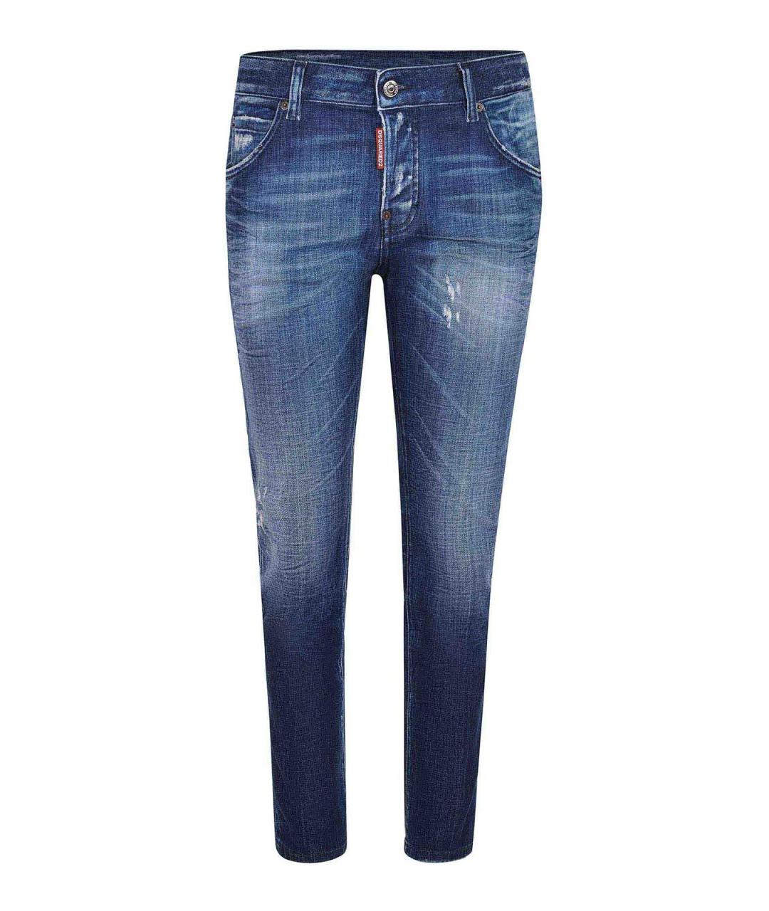 DSQUARED2 Синие прямые джинсы, фото 1
