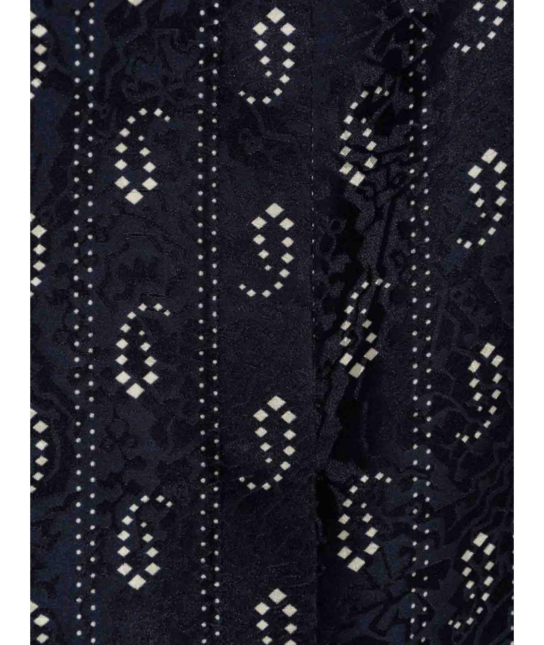 TORY BURCH Синяя шелковая рубашка, фото 3