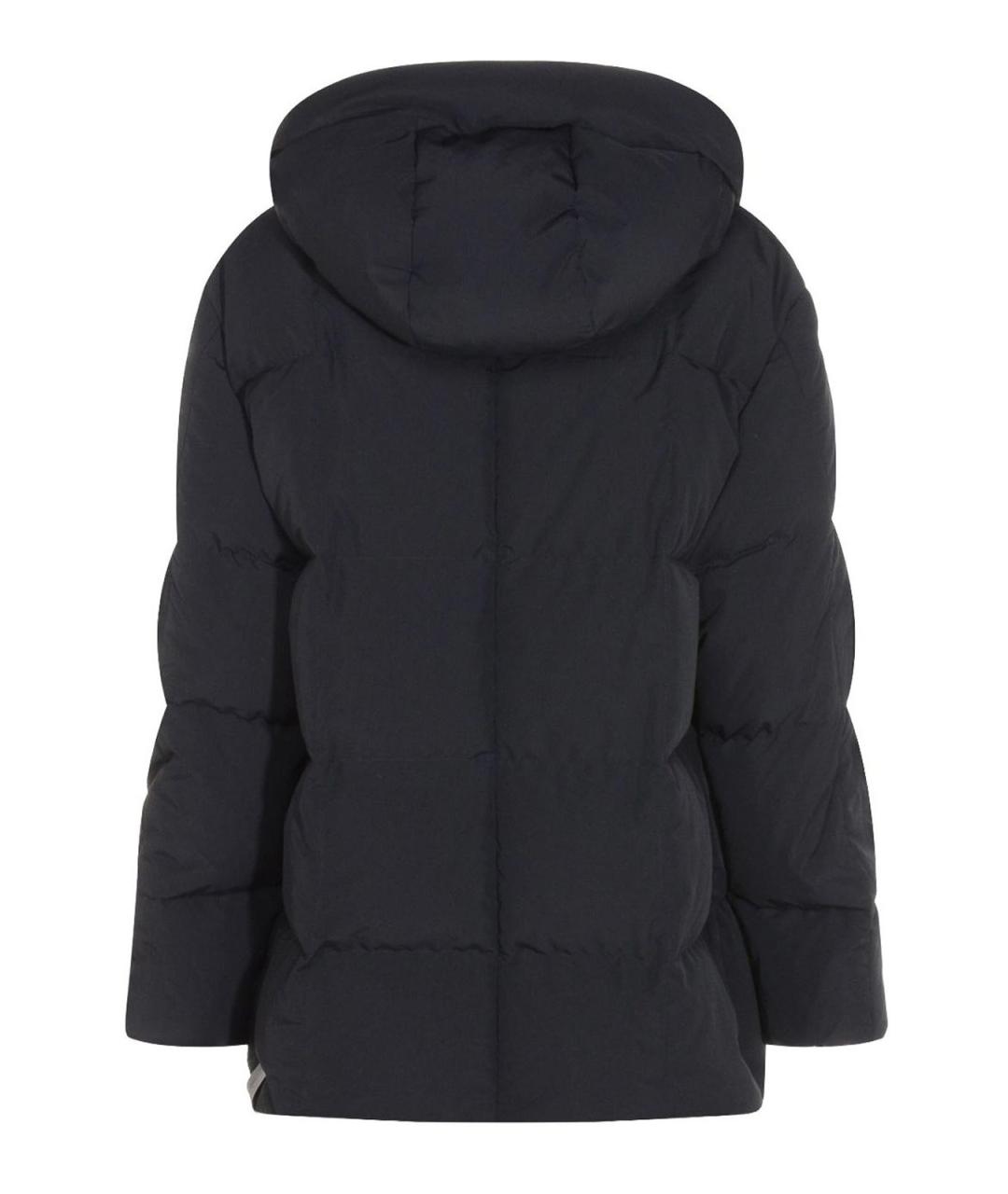 JIL SANDER Черный полиэстеровый пуховик, фото 3