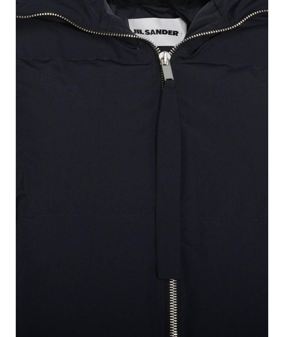 JIL SANDER Черный полиэстеровый пуховик, фото 2