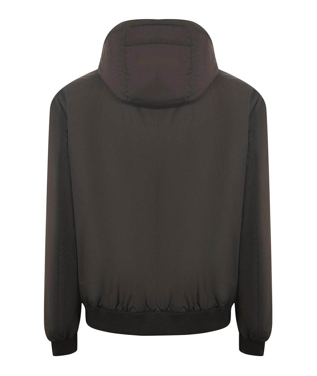 HUGO BOSS Зеленый полиамидовый пуховик, фото 4