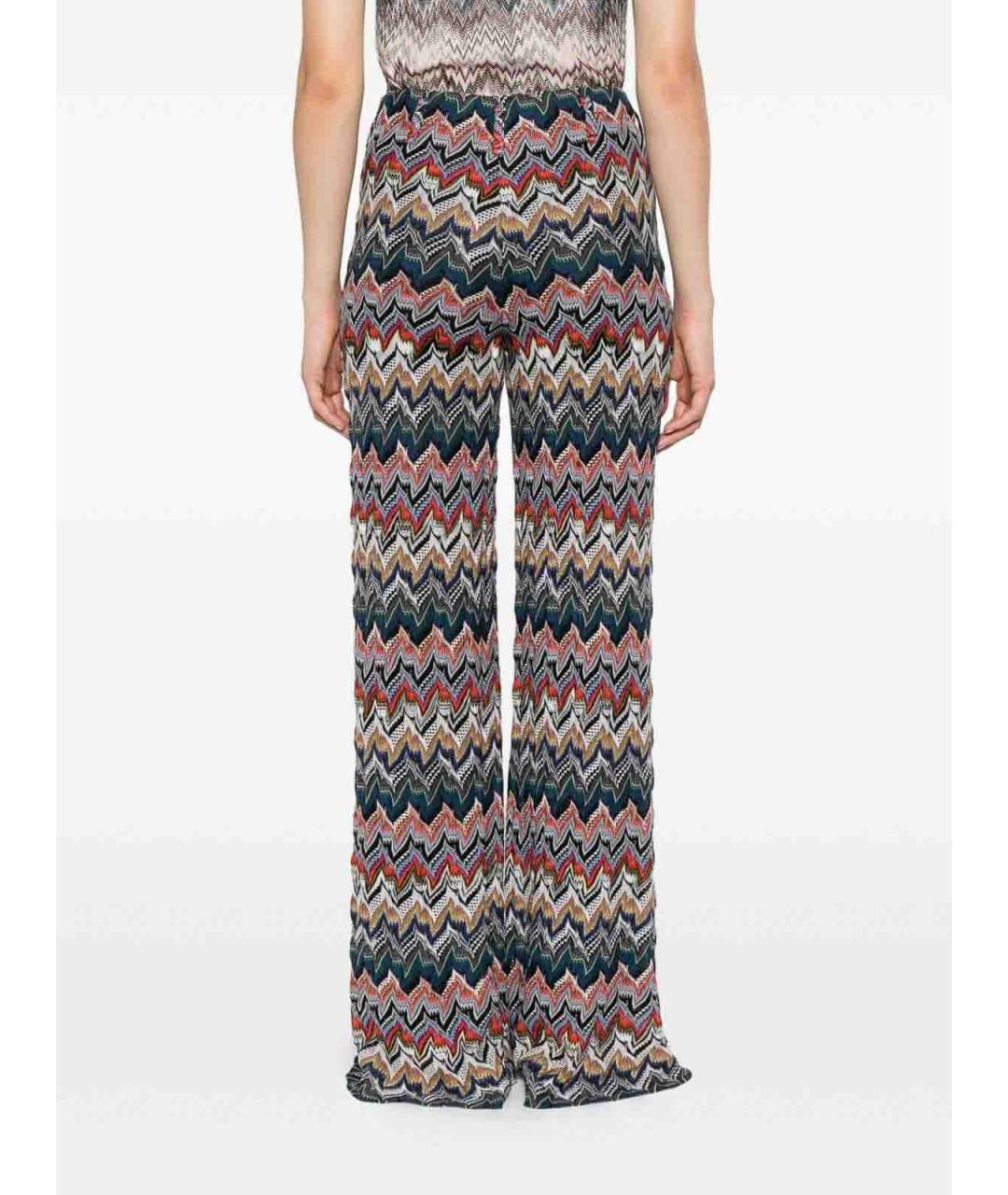 MISSONI Мульти шерстяные брюки широкие, фото 5