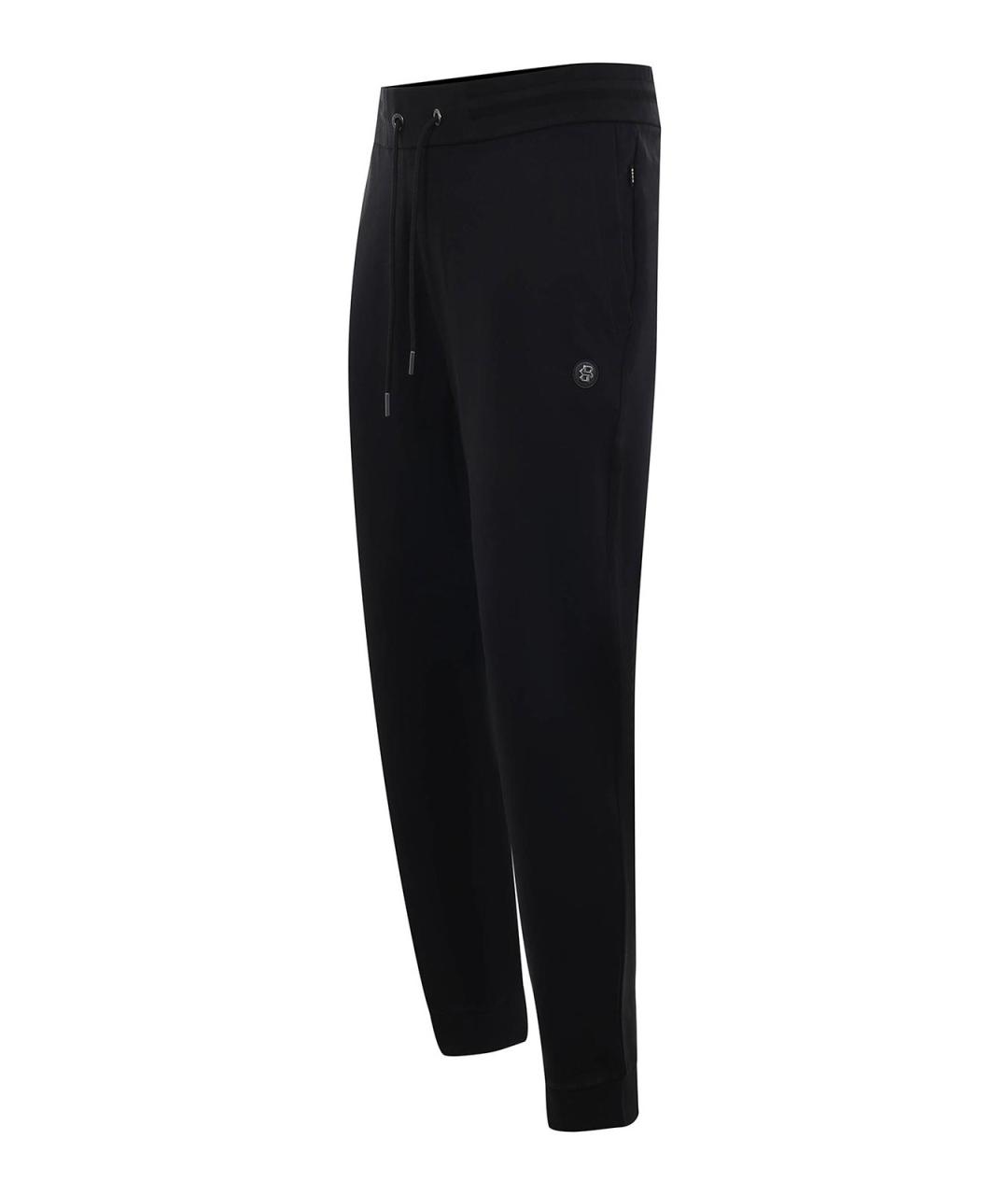 HUGO BOSS Черные хлопковые повседневные брюки, фото 2