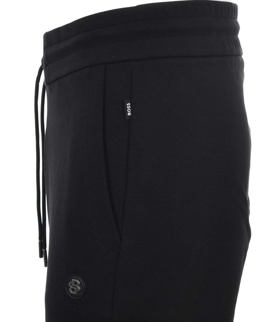 HUGO BOSS Черные хлопковые повседневные брюки, фото 4