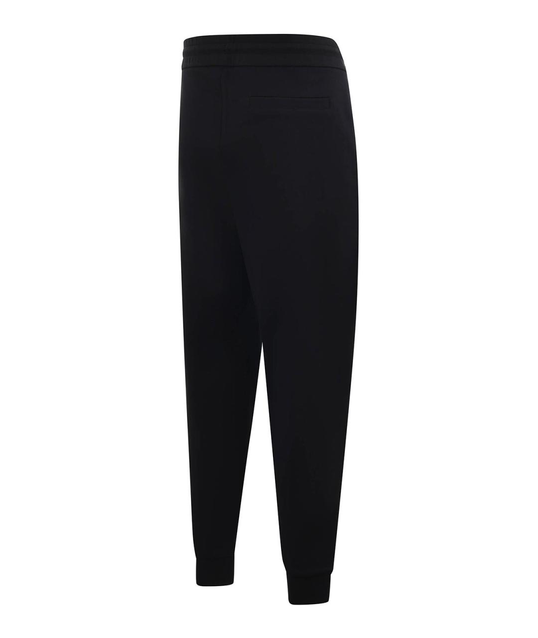 HUGO BOSS Черные хлопковые повседневные брюки, фото 3