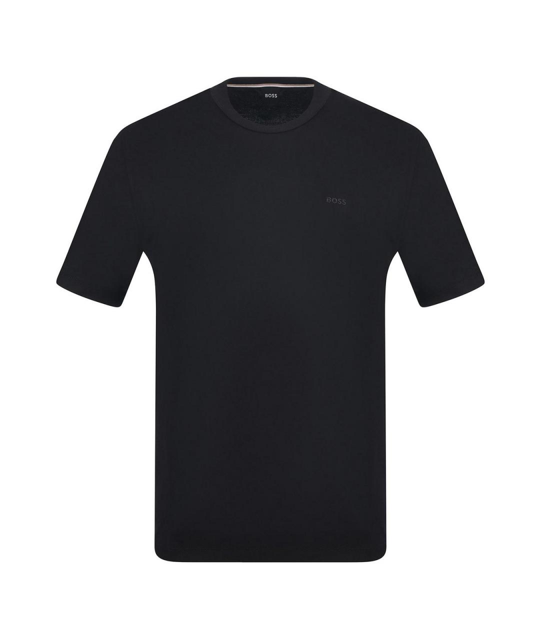 HUGO BOSS Черная хлопковая футболка, фото 1