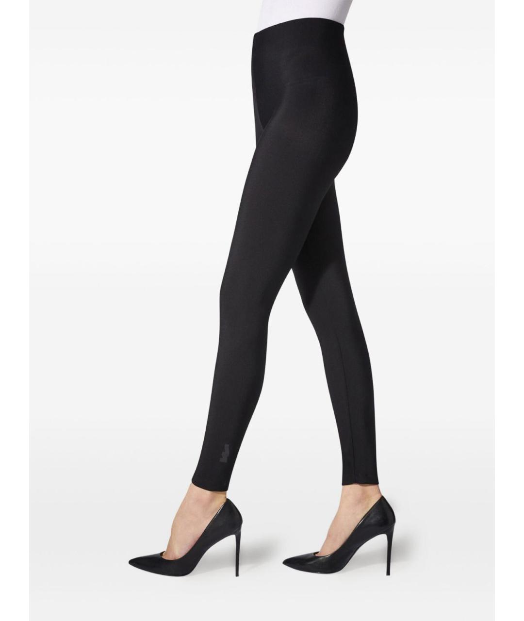 WOLFORD Черные полиамидовые леггинсы и велосипедки, фото 4