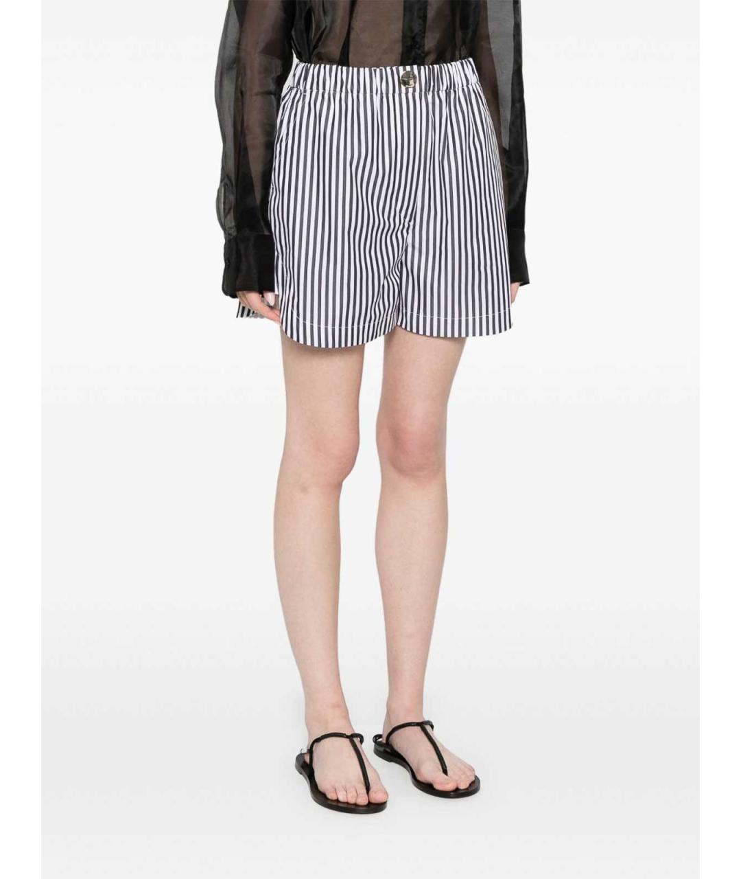 SPORTMAX Черные хлопковые шорты, фото 5