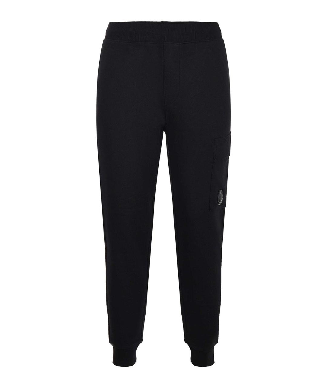 CP COMPANY Черный хлопковый спортивный костюм, фото 1