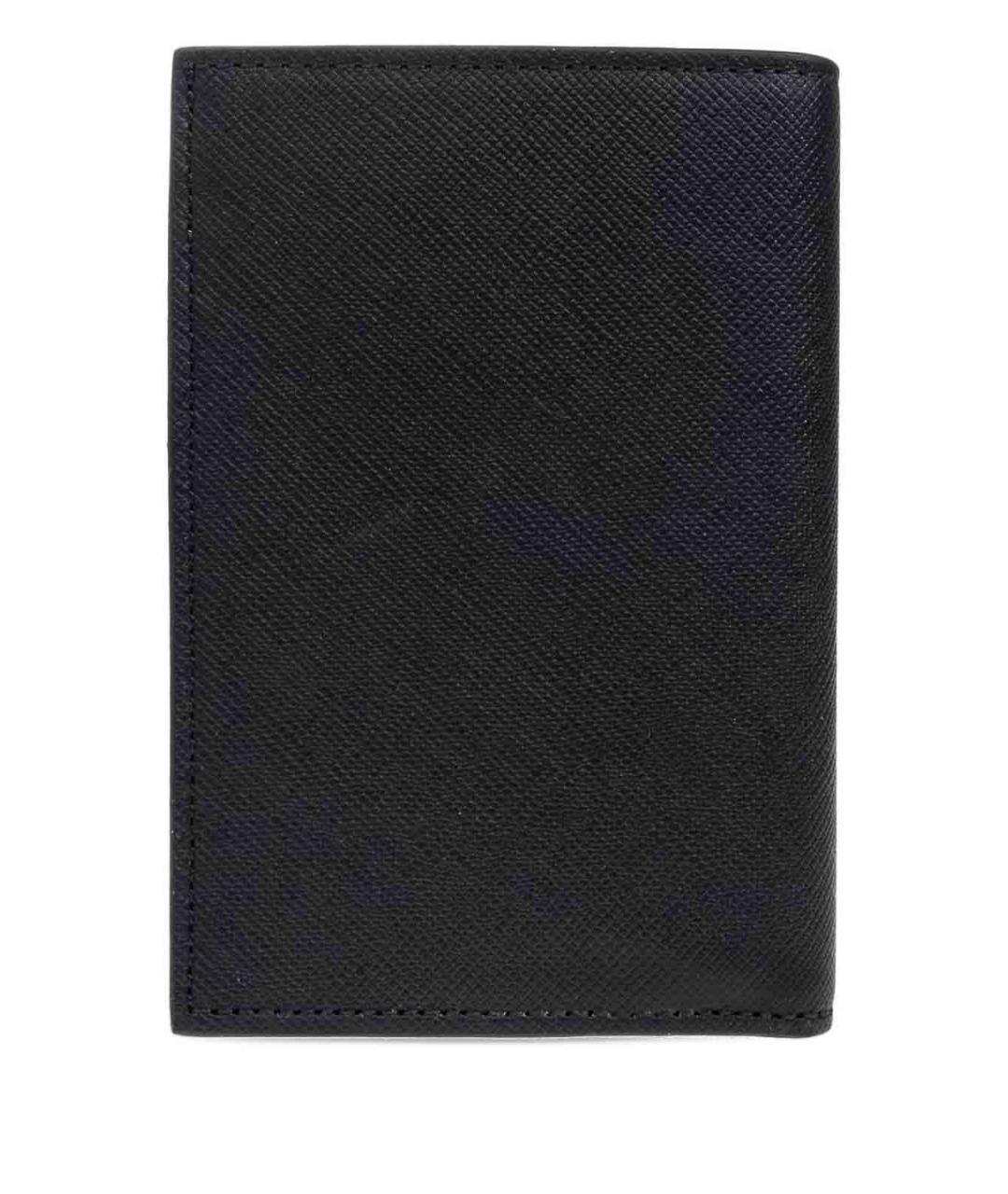 PAUL SMITH Черный кожаный кошелек, фото 2