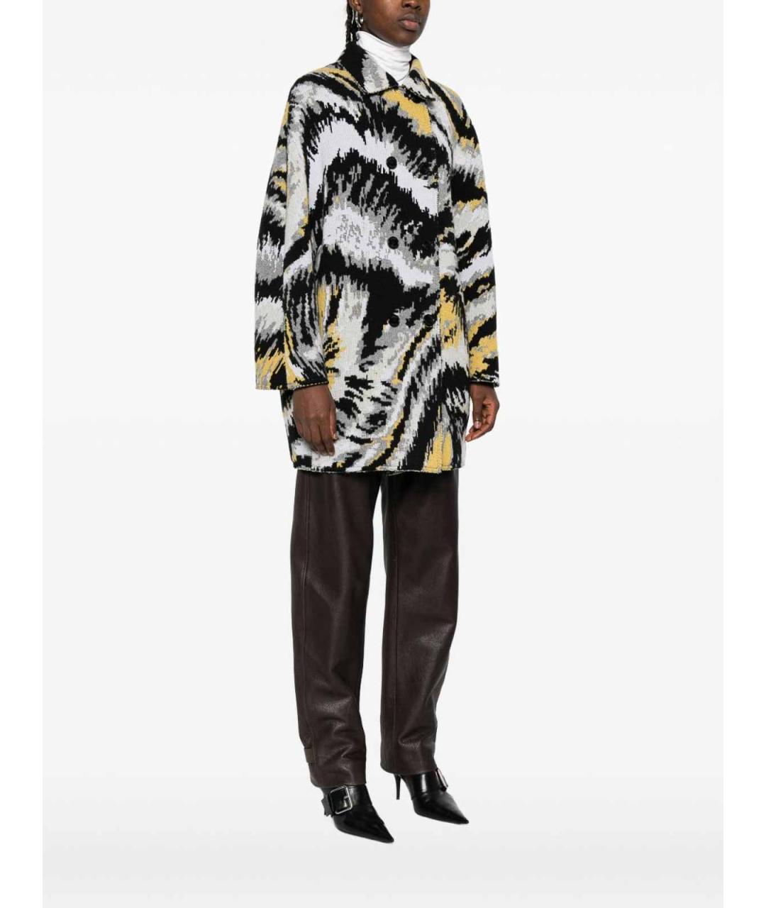 MISSONI Черное шерстяное пальто, фото 2