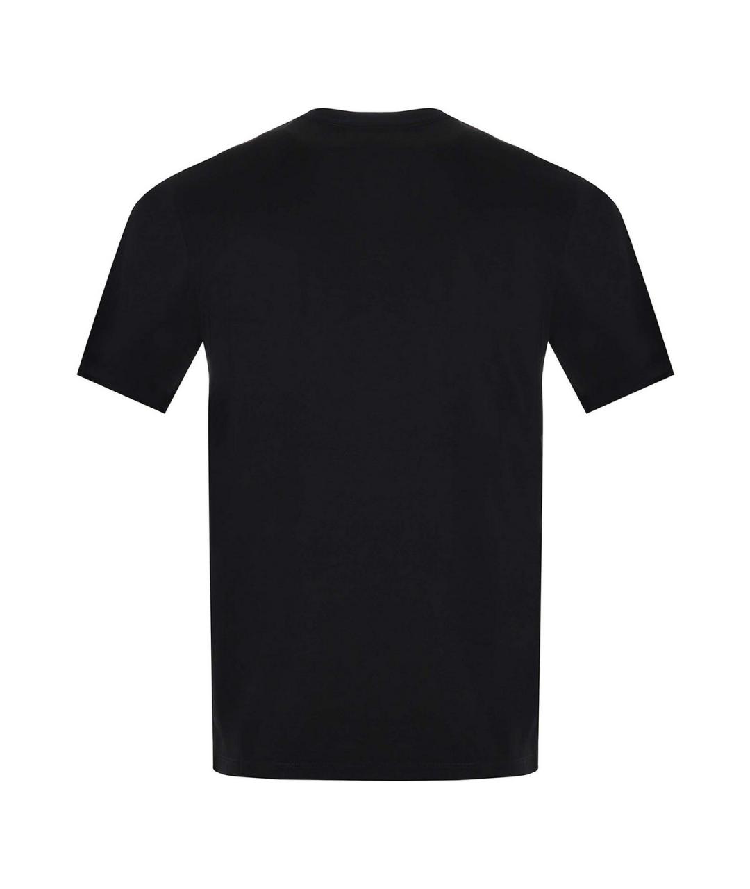 CP COMPANY Черная хлопковая футболка, фото 3