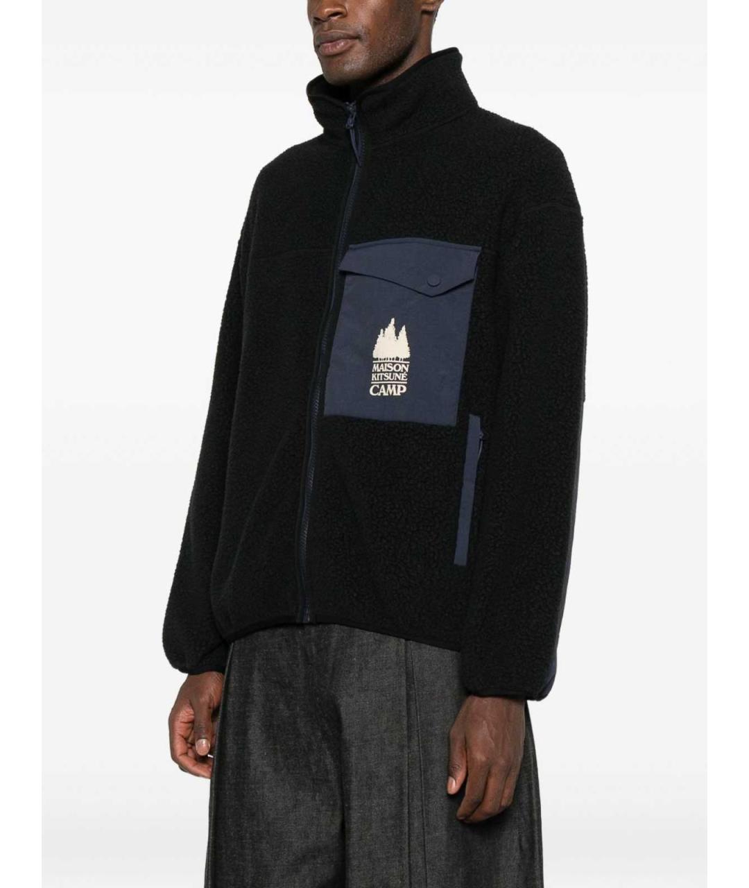 MAISON KITSUNE Черная куртка, фото 4