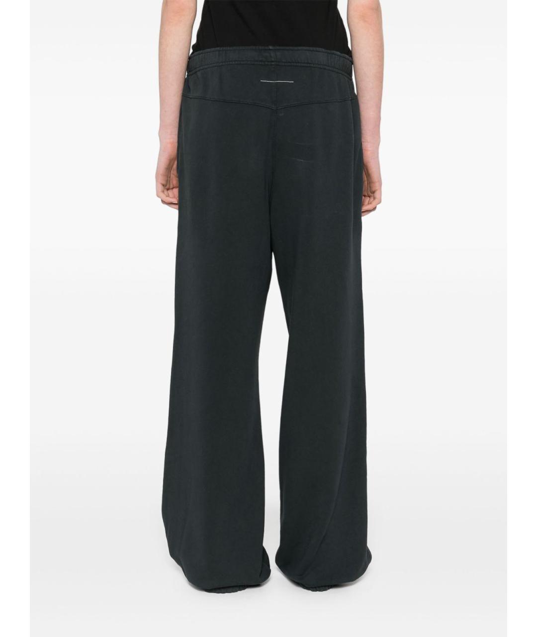 MM6 MAISON MARGIELA Черные хлопковые спортивные брюки и шорты, фото 2