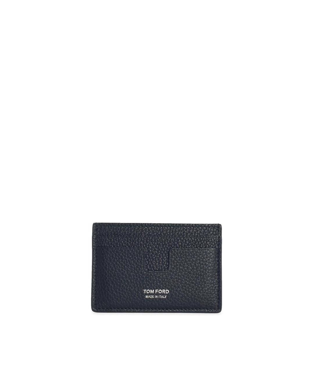 TOM FORD Черный кожаный кошелек, фото 1