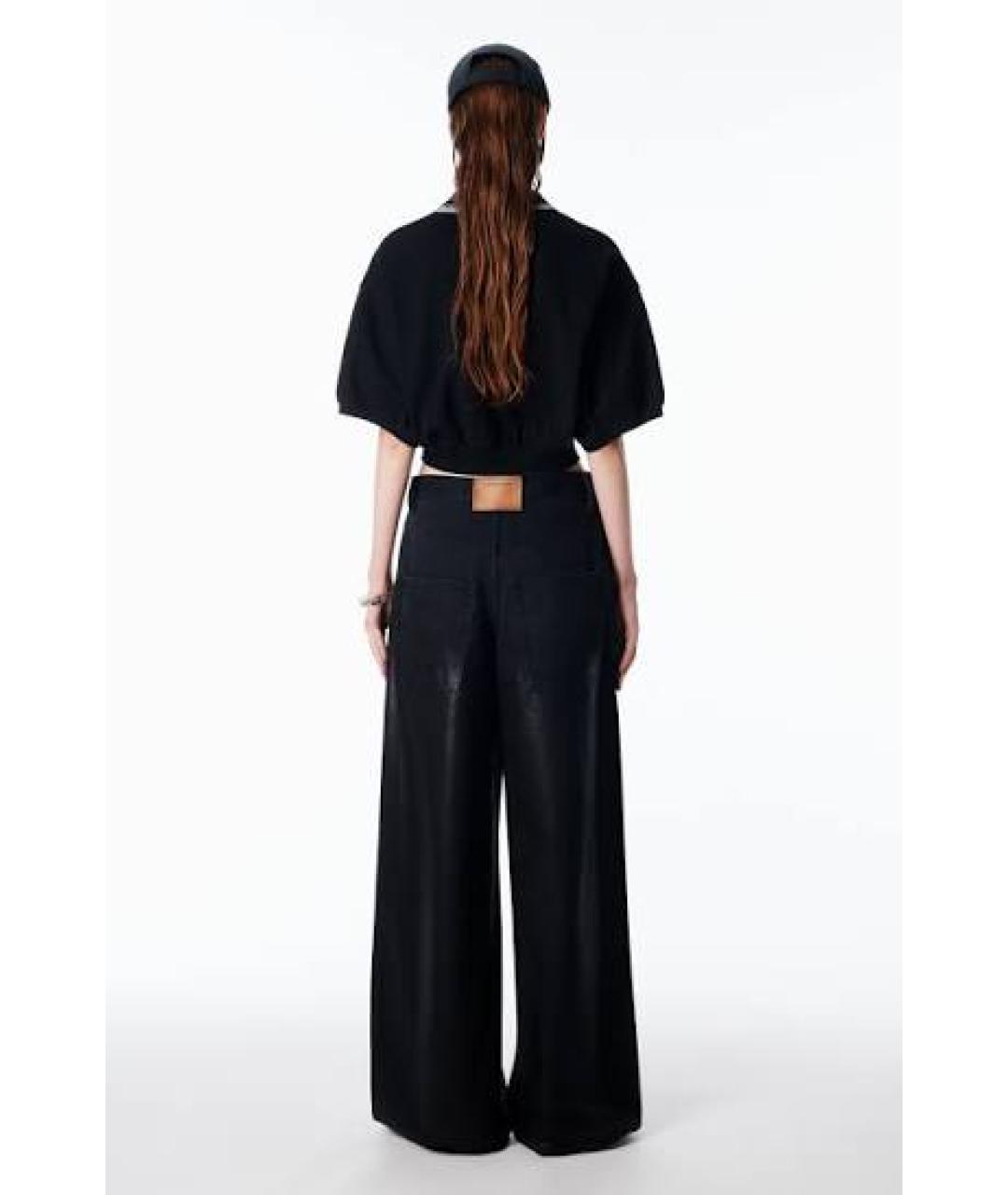 ALEXANDER WANG Черная хлопковая футболка, фото 5