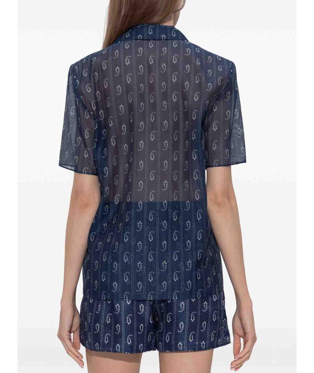 TORY BURCH Синяя хлопковая рубашка, фото 4
