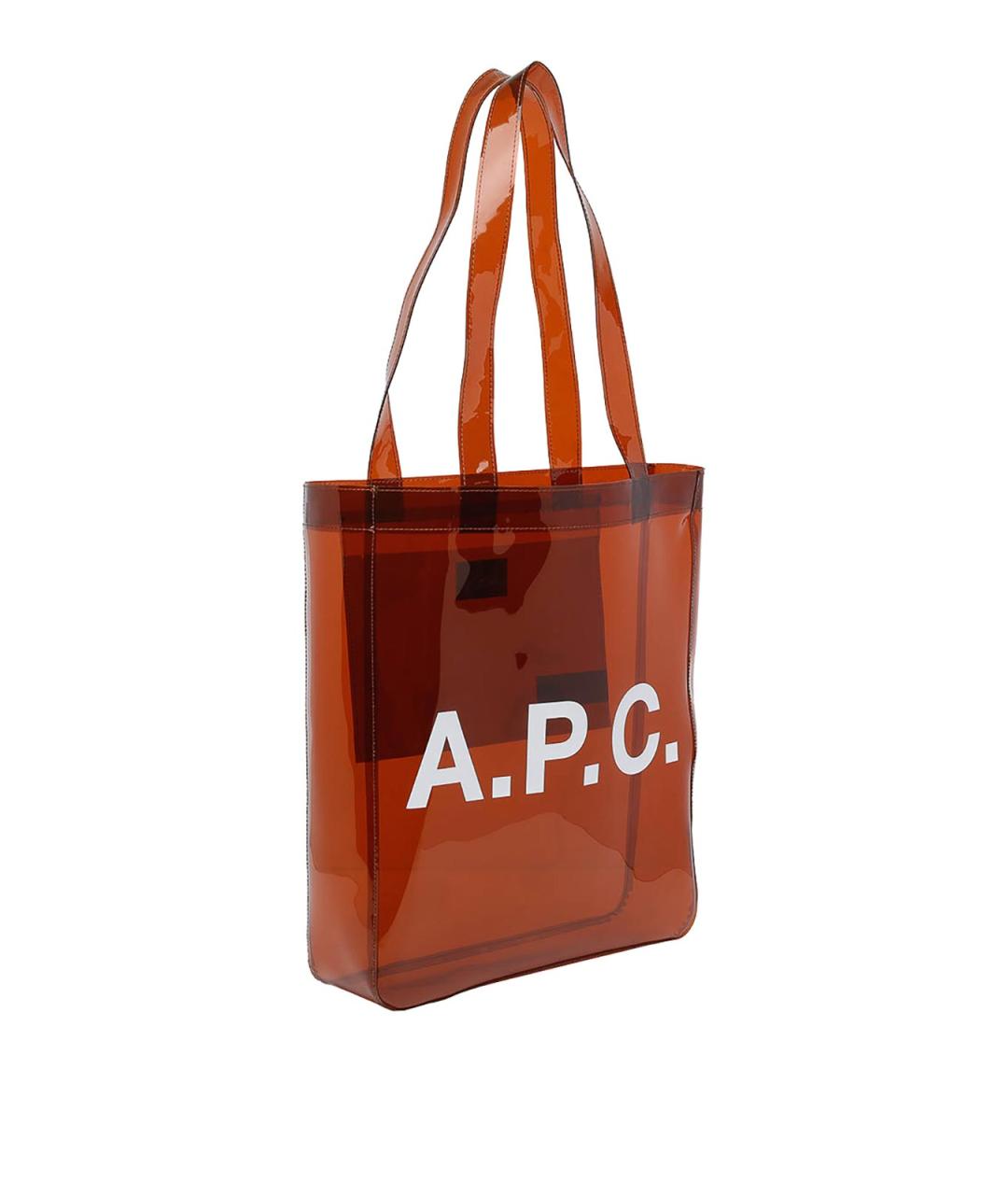 A.P.C. Оранжевая сумка тоут, фото 2