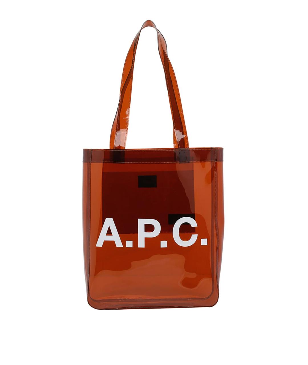 A.P.C. Оранжевая сумка тоут, фото 5