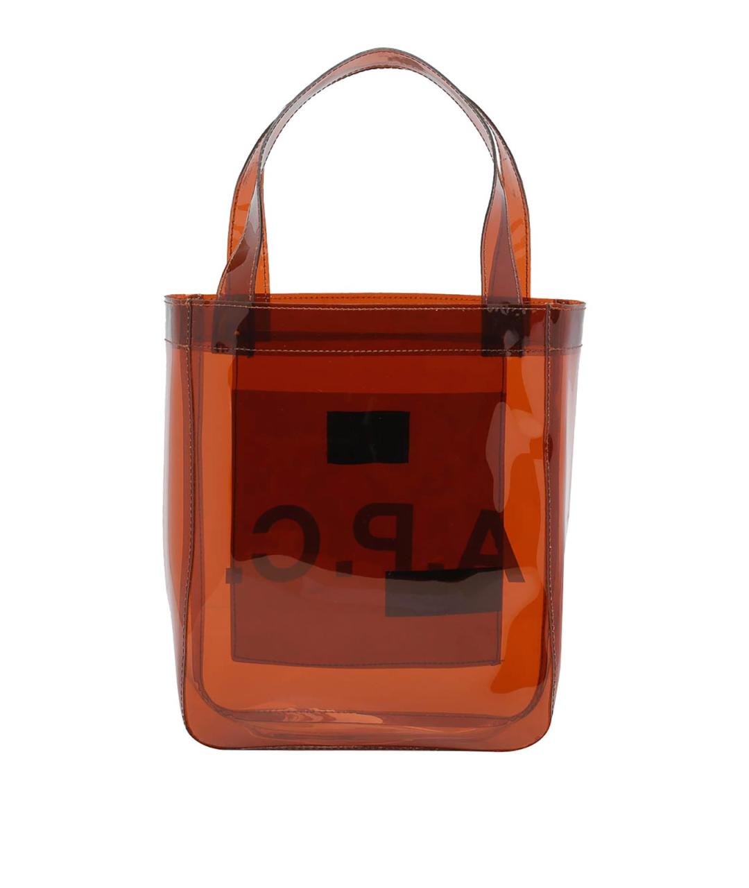 A.P.C. Коричневая сумка тоут, фото 3