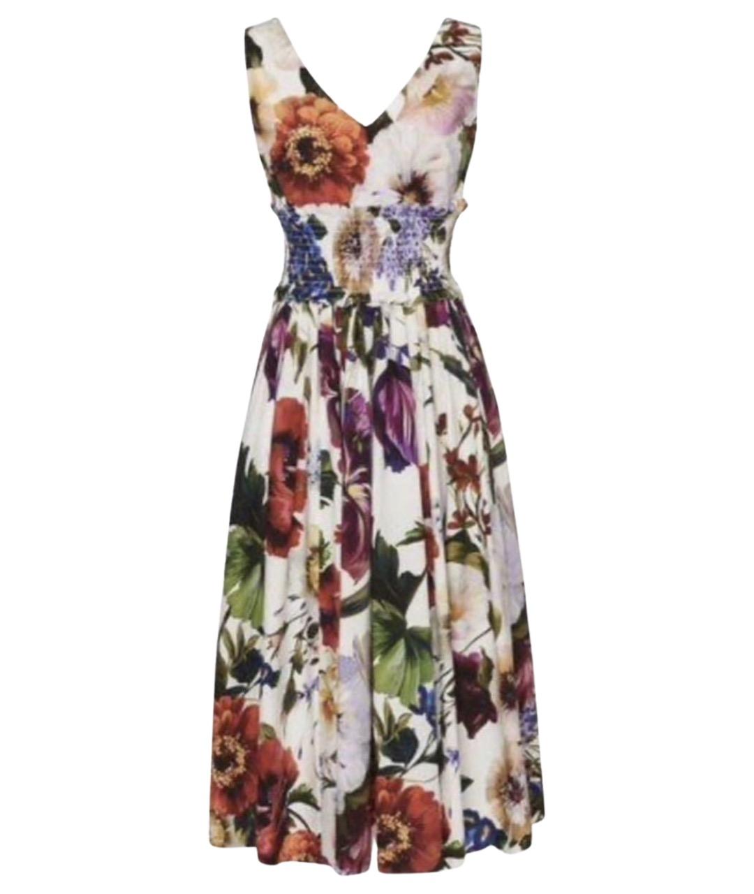 DOLCE&GABBANA Мульти хлопковый сарафан, фото 1