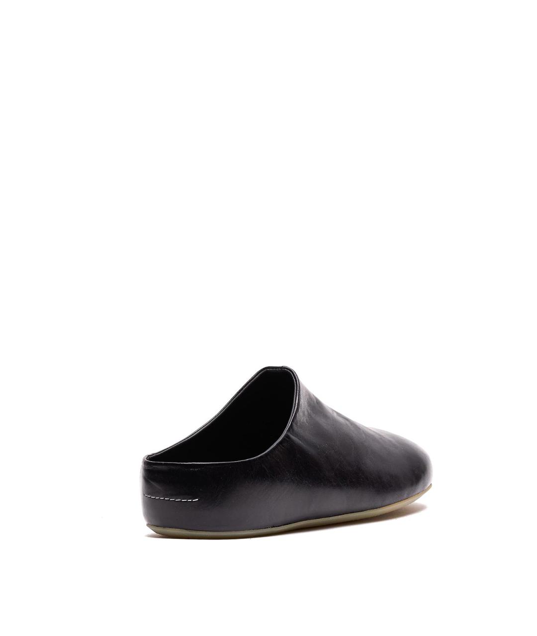 MM6 MAISON MARGIELA Черные кожаные сандалии, фото 2