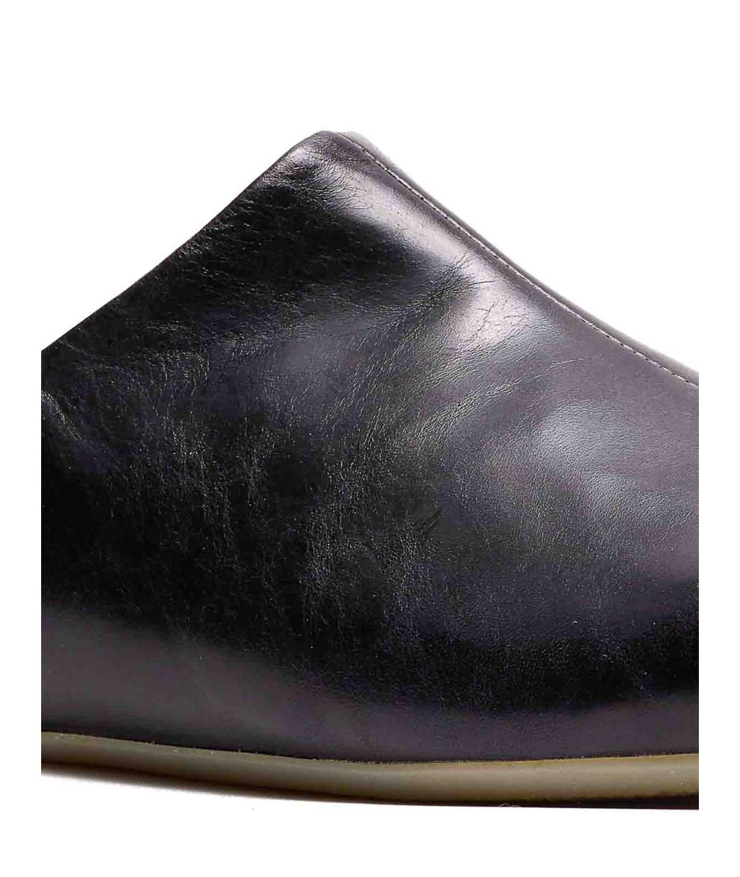 MM6 MAISON MARGIELA Черные кожаные сандалии, фото 3