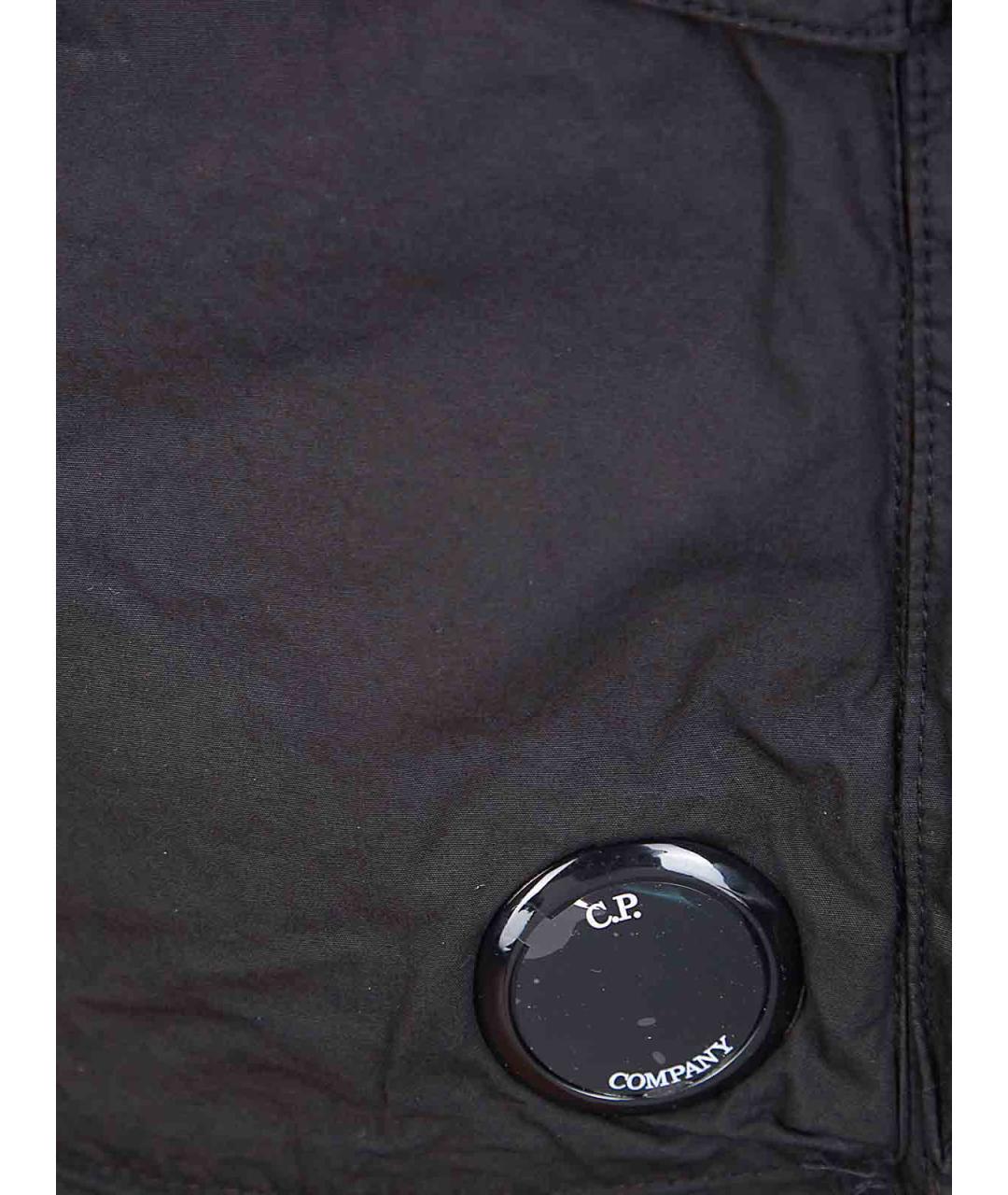 CP COMPANY Черные хлопковые шорты, фото 3